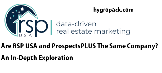 Are RSP USA and ProspectsPLUS The Same Company? An In-Depth Exploration